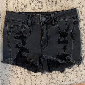 American Eagle high waisted denim shorts